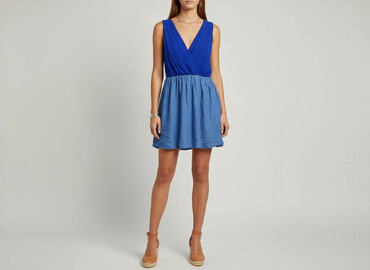 sukienka blue shadow: Women`s dress, size S