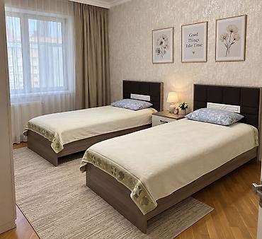 2 eded cüt çarpayi + tumba. Yeni alinib Perladan . Matras orjinal