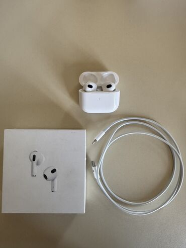 Mobil telefonlar üçün digər aksesuarlar: Apple Airpods 3 tam ideal beziyetdedir, az islenib, orginaldir resmi