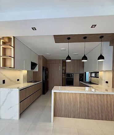 Sifarişlə mətbəx dəsti, Özü çəkən petlələr, Mat laminat, Kredit var, Pulsuz çatdırılma