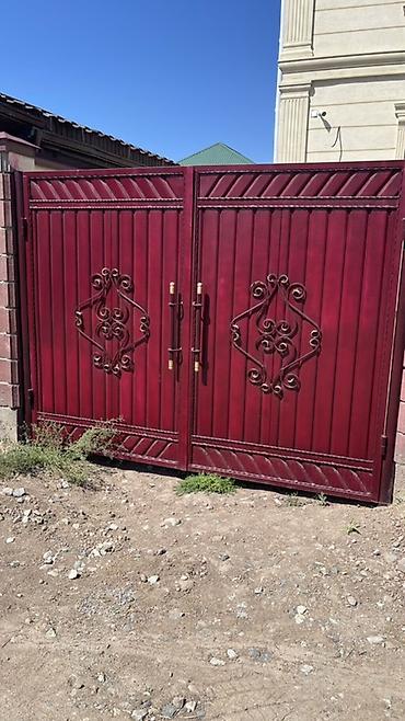 замки на ворота: Продаю ворота, размер 3/2.20, качество отличное, метал очень толстый — 2