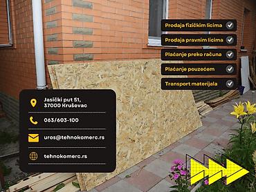 Ostalo: OSB (Oriented Strand Board) ploče proizvođača KRONOSPAN za internu — 2