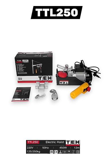 таль подемник: Электрическая таль TEH TTL250 - Мощность: 450 Вт - Питание: 220 В, 50 — 1