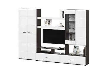 silver kitchen: Гарнитур для зала, Новый, В рассрочку, ДСП, Бесплатная доставка, цвет - Белый — 2