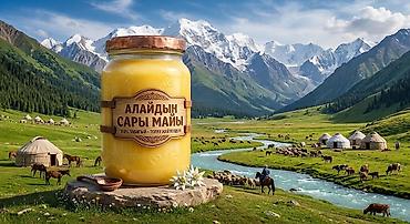 тандыр печ: Алайдын Сары Майы — натуральное топлёное масло из высокогорных — 1