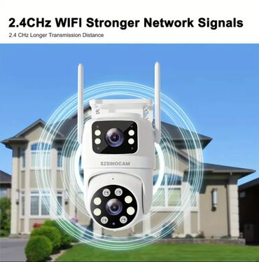 atv plus wifi: SZSINOCAM Wi‑Fi açıq hava təhlükəsizlik kamerası+Əlavə Olaraq 128 GB