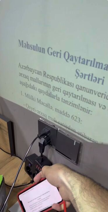 Proyektorlar: Yeni Portativ Proyektor Ödənişli çatdırılma, Rayonlara çatdırılma — 14