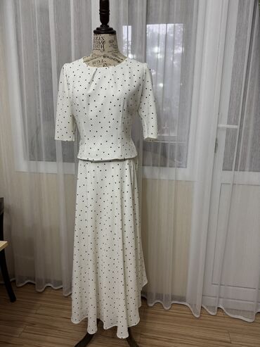 Ziyafət donları: Zərif ziyafət geyimləri dəsti - Model 1: Uzun, bənövşəyi-mavi — 25