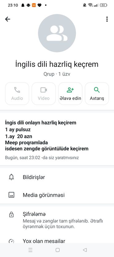 aşpazlıq kursları: Xarici dil kursları