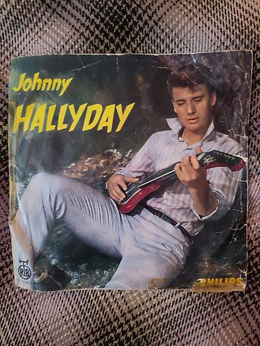 vinyl records: Gramofonska ploča / omot Johnny Hallyday. Na fotografiji je izdanje — 1