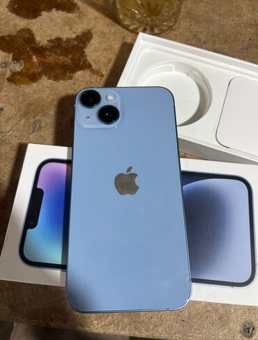 Apple iPhone: IPhone 14, 128 GB, Mavi, Face ID