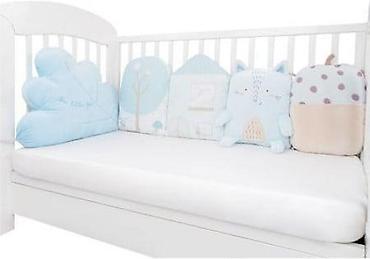 decije jastucnice: KIKKA BOO ogradica od plišanih jastuka – set 5 pcs “Little Fox” — 1