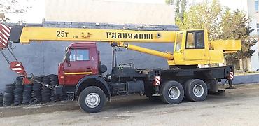 Подъемные краны: KamAZ Kran 5320, 25 tonluq, 3 mostludur. Çox ideal vaziyyatdedir, heç — 5