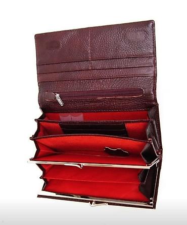 Кошельки: Кошельки из натуральной кожи. Шикарный подарок. Обьемные и стильные — 6