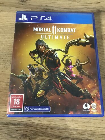 Игры для PlayStation: Mortal Combat ULTIMATE 11 ДЛЯ PS4,ПОДОЙДЁТ К PS5 ЗА 2000 СОМОВ.ЖЕЛТЫЙ