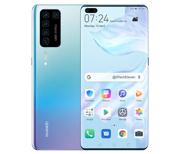 держатель телефона: Huawei P40 Pro, Б/у, 256 ГБ, цвет - Белый, 1 SIM, 2 SIM