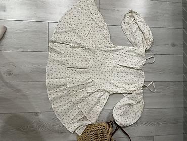 соломенная: Повседневное платье, Made in KG, Лето, Короткая модель, Хлопок, S, M, L — 5