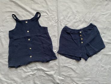 одежда на девочку: Комплект, цвет - Синий, Новый
