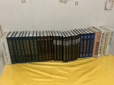 чехол для документов: Представлена коллекция книг различных авторов, включая произведения