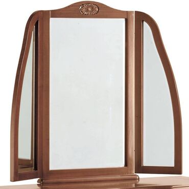 зеркало настольное: Настольное зеркало - трельяж со складными боковыми створками, Италия
