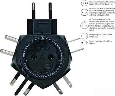 Utikači: Universalni putni adapter za struju – Travel-Star - Višestruki — 1
