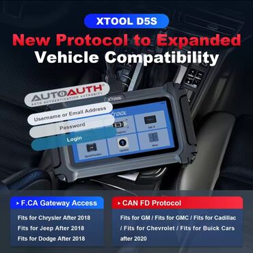 Alati za automobile: Novo - Xtool D5S OBD2 ABS,SRS,EPB / CAN FD FCA 16 Reset Auto — 22