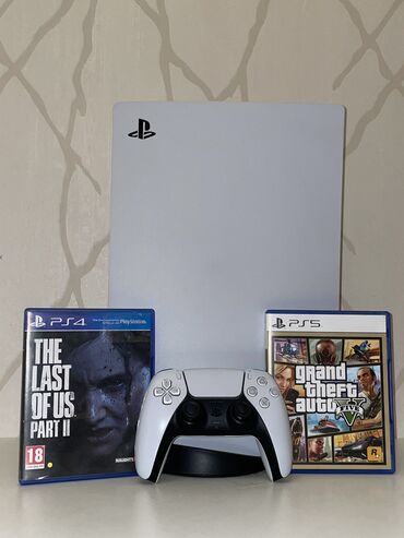 пульт playstation 3: Ps5 İdal Vezyetde 2eded Bahalı Disk 7eded Universal Oyun 1Arginal