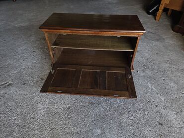 Komode: Drvena komoda/ormarić za dnevnu sobu ili hodnik - Materijal: puno — 4