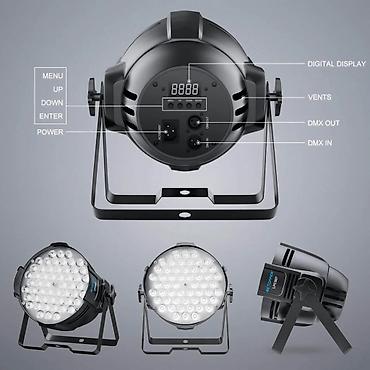 bar vitrini: PM LIGHTING LPC007S LED Par işıqı - Güclü çoxledli par kanistr tipli — 7