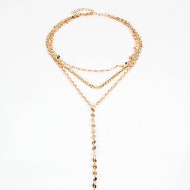 жемчуг цепочка: Колье, мульти - цепочка, ожерелье, украшение на шею для женщин