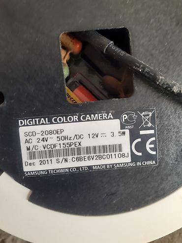 Videomüşahidə: Samsung SCD-2080EP dom tipli rəngli təhlükəsizlik kamerası - Model — 3