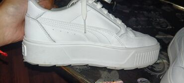 Women's Sneakers and athletic shoes: Puma ženske patike – bele kožne sneakers - Model sa podignutim — 3