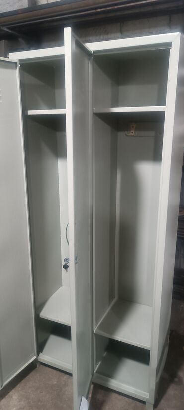 Ofis dolabları: Metall geyim dolabı – 2 qapılı - Material: möhkəm polad konstruksiya — 7