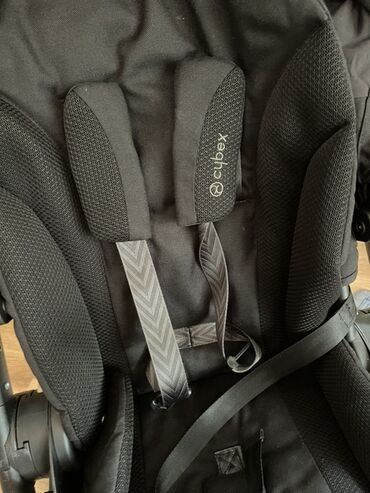 Коляски: Коляска, цвет - Черный, Б/у — 16