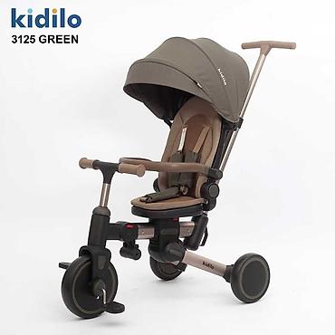 Velosipedlər: Kidilo 3125 uşaq üçtəkərli velosiped/araba - 4 rəng: Grey, Beige — 3