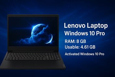 core i5 ноутбук цена: Ноутбук, Lenovo, 8 ГБ ОЭТ, 15.6 ", Колдонулган, Татаал эмес тапшырмалар үчүн, эс тутум SSD