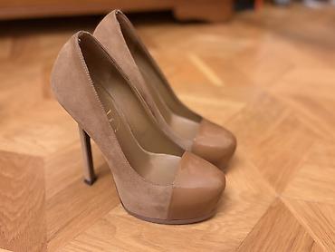 tufli ayaqqabi: Tuflilər, YSL, Ölçü: 34.5, rəng - Bej, İşlənmiş — 2