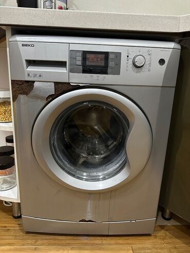 Стиральные машины: Стиральная машина Beko, 8 кг, Б/у, Автомат, Есть сушка, Нет кредита, Самовывоз, Платная доставка
