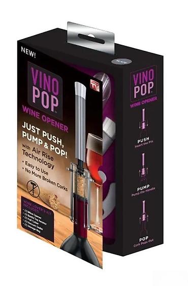 staklene case maxi: Otvarac za vino VINO POP NOVO. Opis proizvoda: Otvorite svoje vino na — 3
