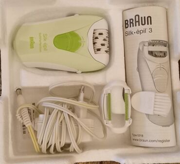 гели крем для душа: Təzə, istofadə olunmayıb, Braun silk epil 3 epilyatoru, korobkası