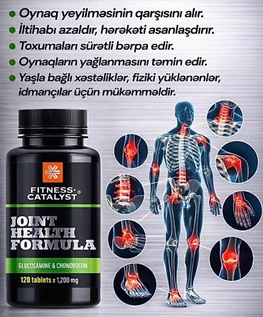 Məhsul: Fitness Catalyst – Joint Health Formula Tərkib: Glucosamine