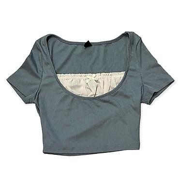 shein: Топ, Трикотаж, Китай, Укороченная модель, Б/у, M — 2