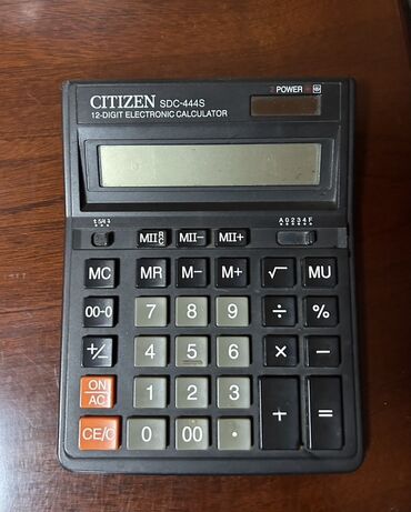 3D Qələmlər: Masaüstü kalkulyatorlar dəsti 1) Citizen SDC-444S - 12 rəqəmli ekran