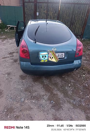 запчасти опель омега б: Nissan Primera: 2002 г., 2 л, Механика, Бензин, Хэтчбэк — 1