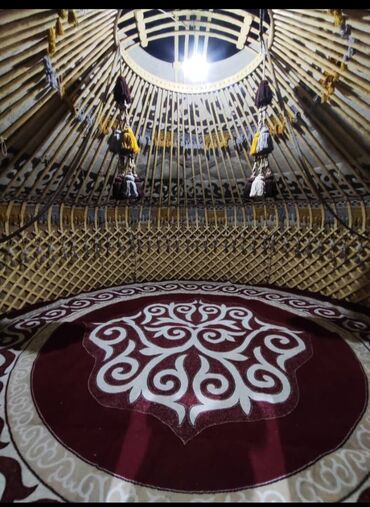 Аренда юрт: Аренда юрты, Каркас Деревянный, 65 баш, С полом — 17