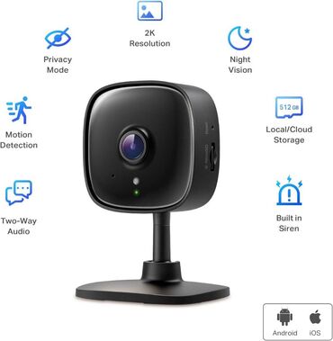 ev üçün kamera: IP video kamera TP-Link Tapo C200 Brend: TP-Link. Model: C111