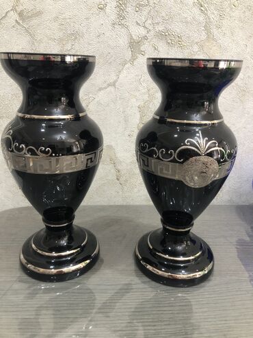 столовый набор: Набор ваз, Богемское стекло