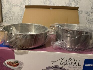 metlaq satisi: Qazan, Paslanmayan polad, 2,5 bucket volume l