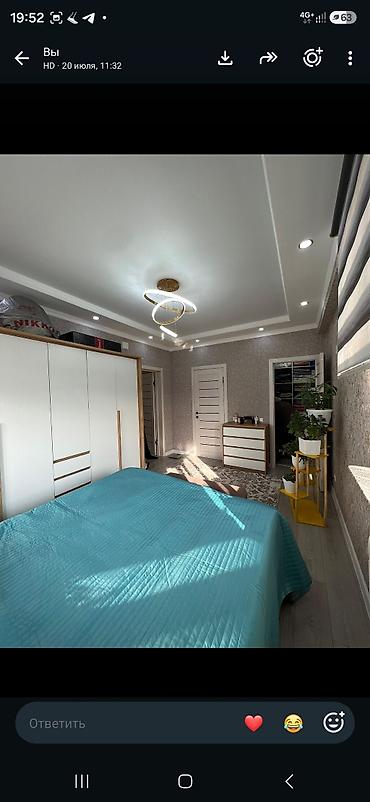 12: 3 комнаты, 87 м², Тунгуч мкр Элитка, 12 этаж, Дизайнерский ремонт — 3