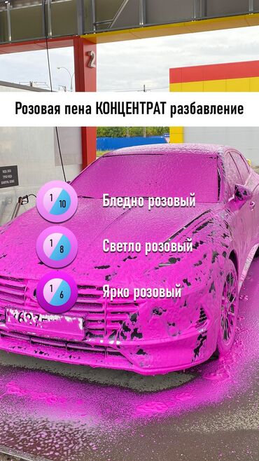 моющие аппараты для автомобилей: Профессиональный концентрированный состав с усиленной моющей